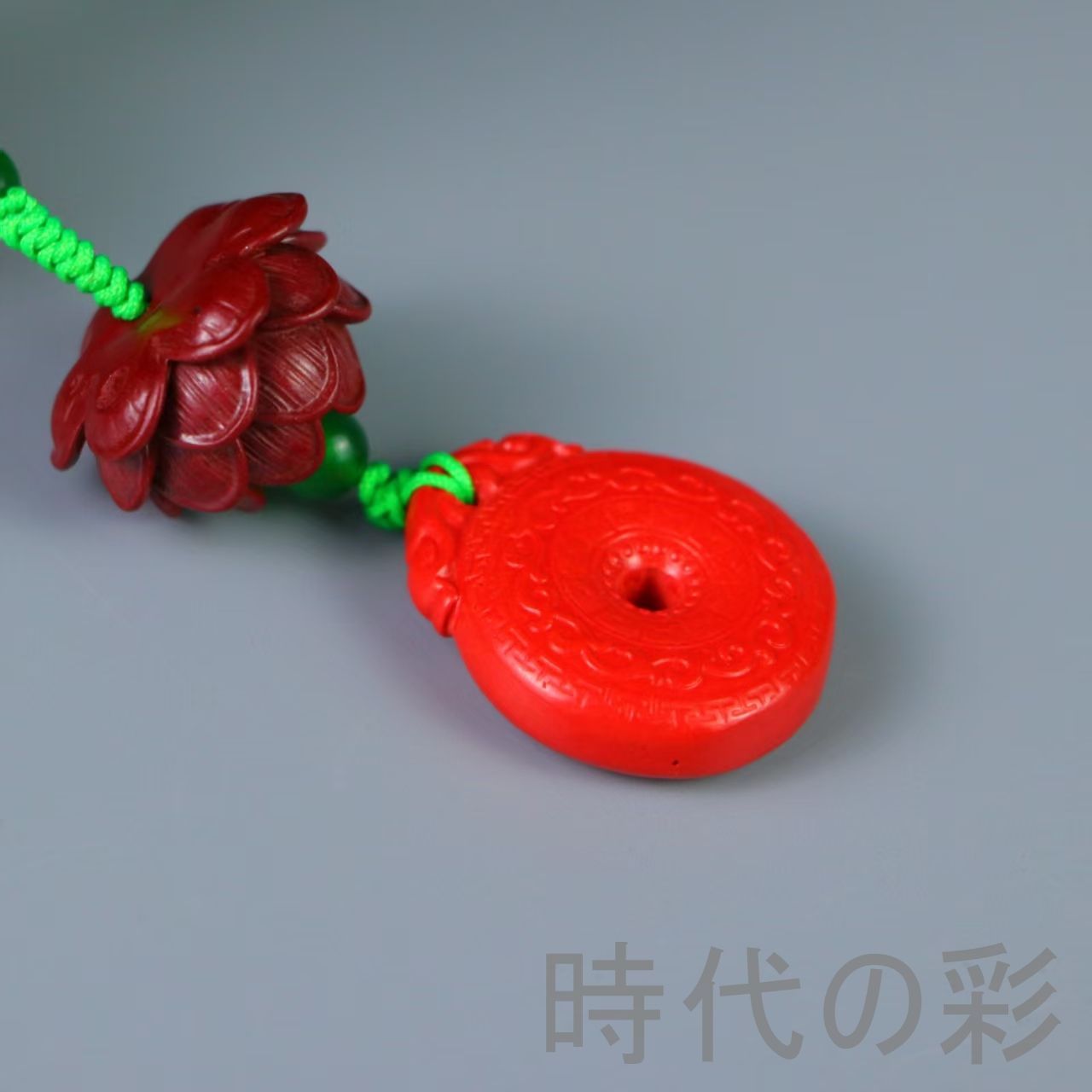 高冰翡翠 宝石彫