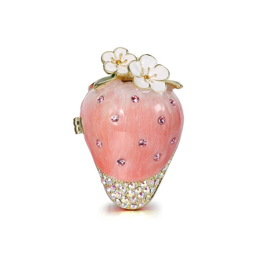193 イチゴ ジュエリーボックス いちご ピンク 苺 フルーツ イチゴの