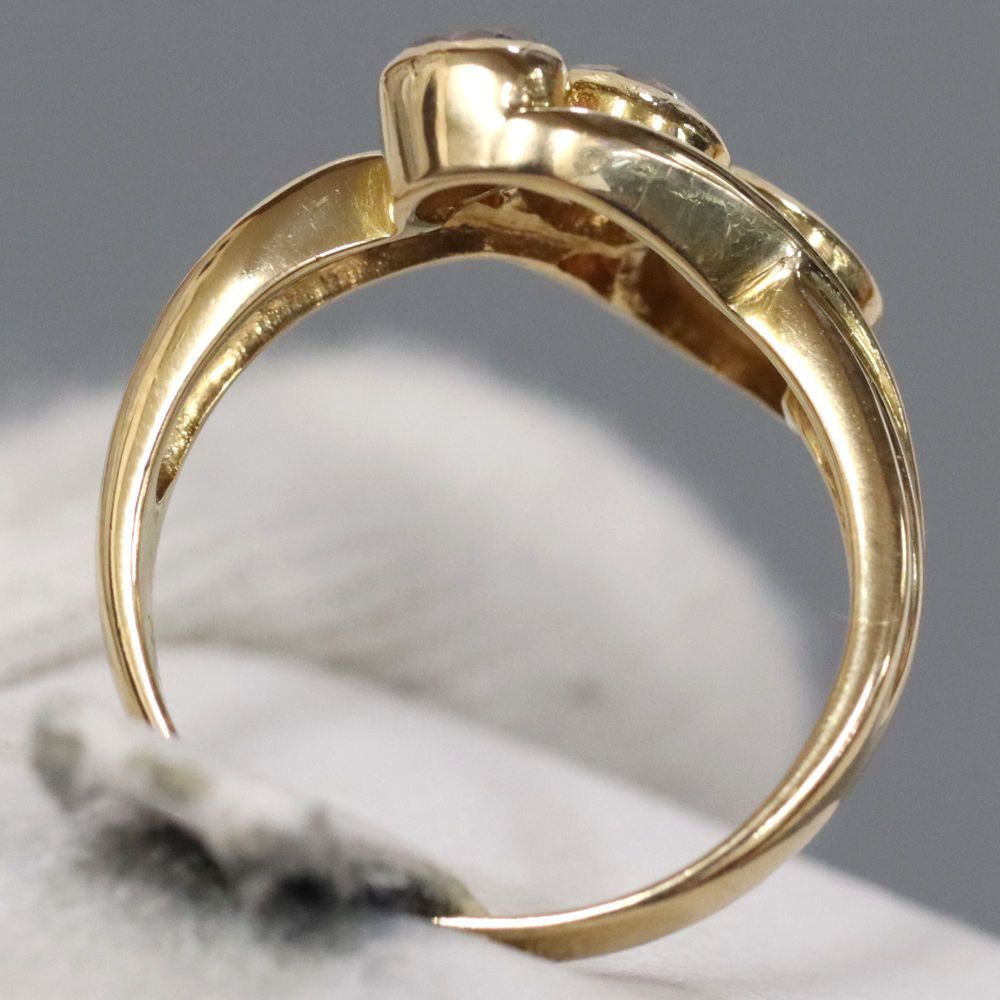 K18ブラウンダイヤモンドリング D1.02 4.1g #11 - メルカリ 