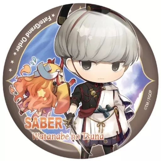 中古】バッジ・ピンズ セイバー/渡辺綱 「きゃらとりあ缶 Fate/Grand