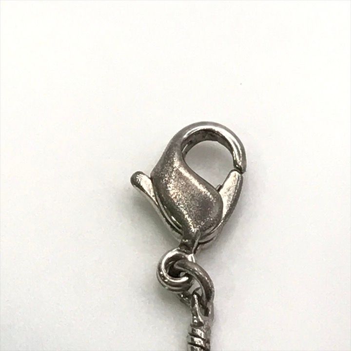 良品 Christian Dior ディオール ロゴ ハート メタル シルバー  