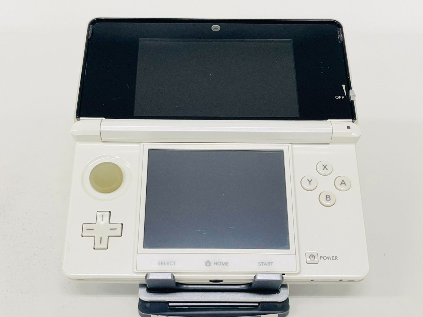 ニンテンドー3DS アイスホワイト本体 CTR-001 動作確認済 充電器セット 
