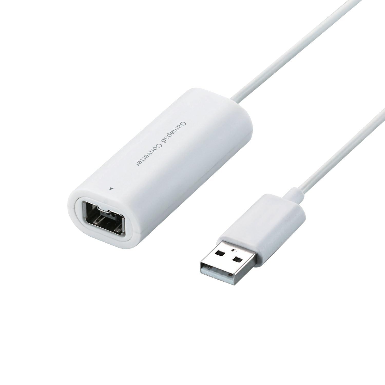 エレコム ゲームパッドコンバータ USB接続 Wii クラシックコントローラ対応 1ポート ホワイト JC-W01UWH【ドラゴンクエストX 動作確認済】 