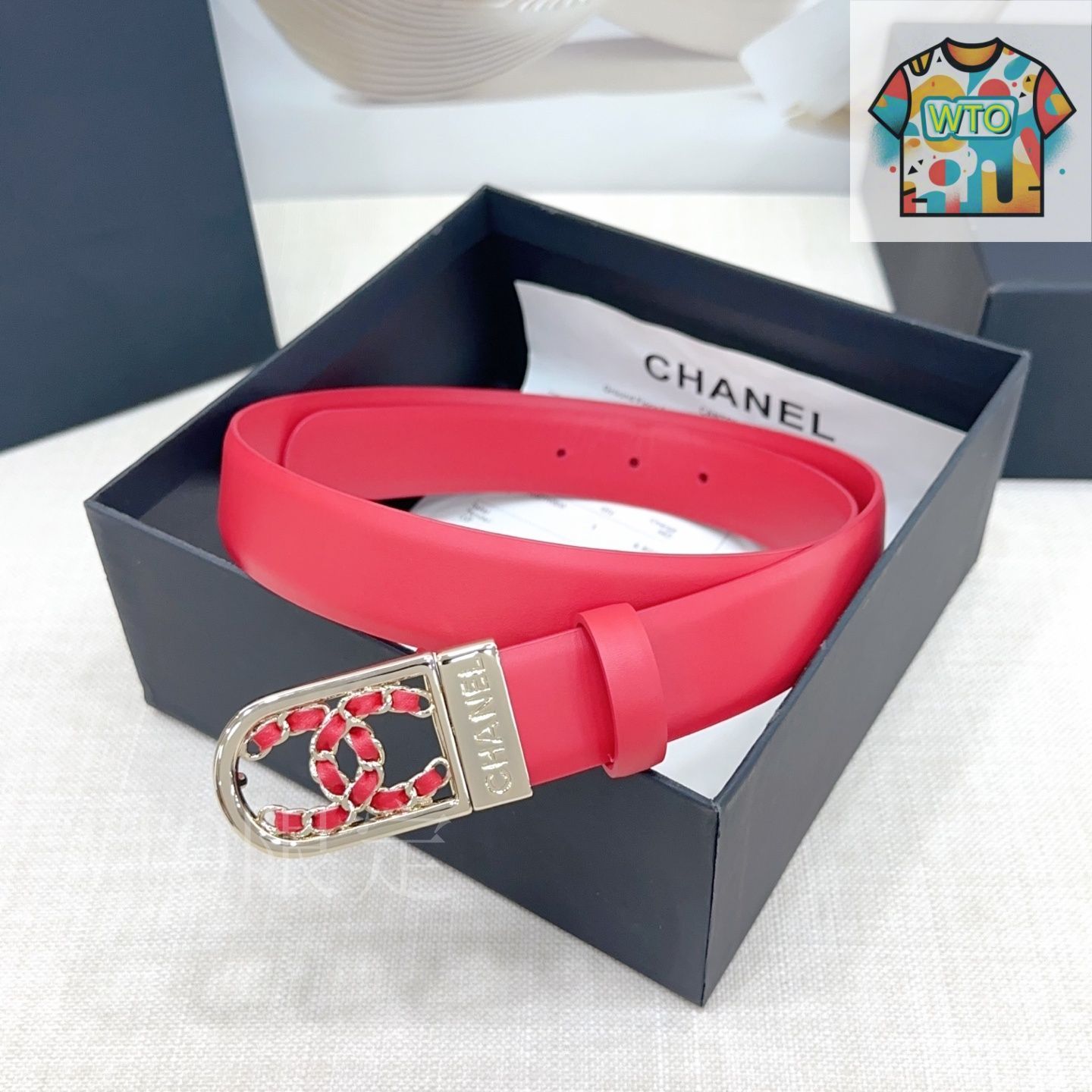 今日特価】Chanel ダブルフェイスレザーベルト-2 - メルカリ