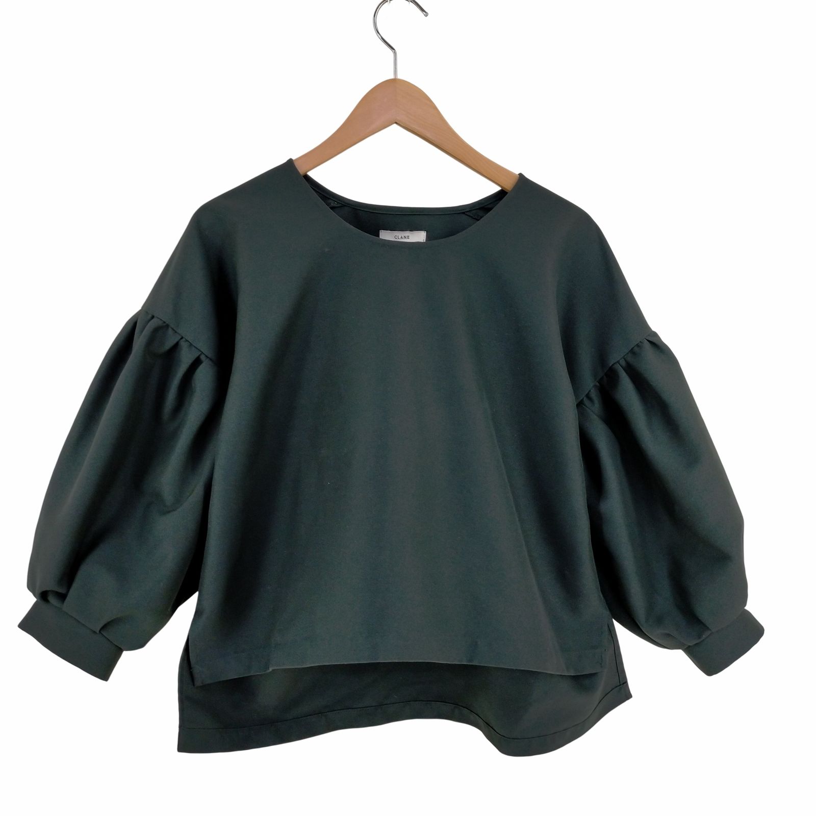 CLANE - 未使用 CLANE クラネ 13122-1791 ボリュームスリーブブラウス 1 ポリエステル 半袖 レディース AN1490A10 CLANE - 未使用 CLANE クラネ 13122-1791 ボリュームスリーブ