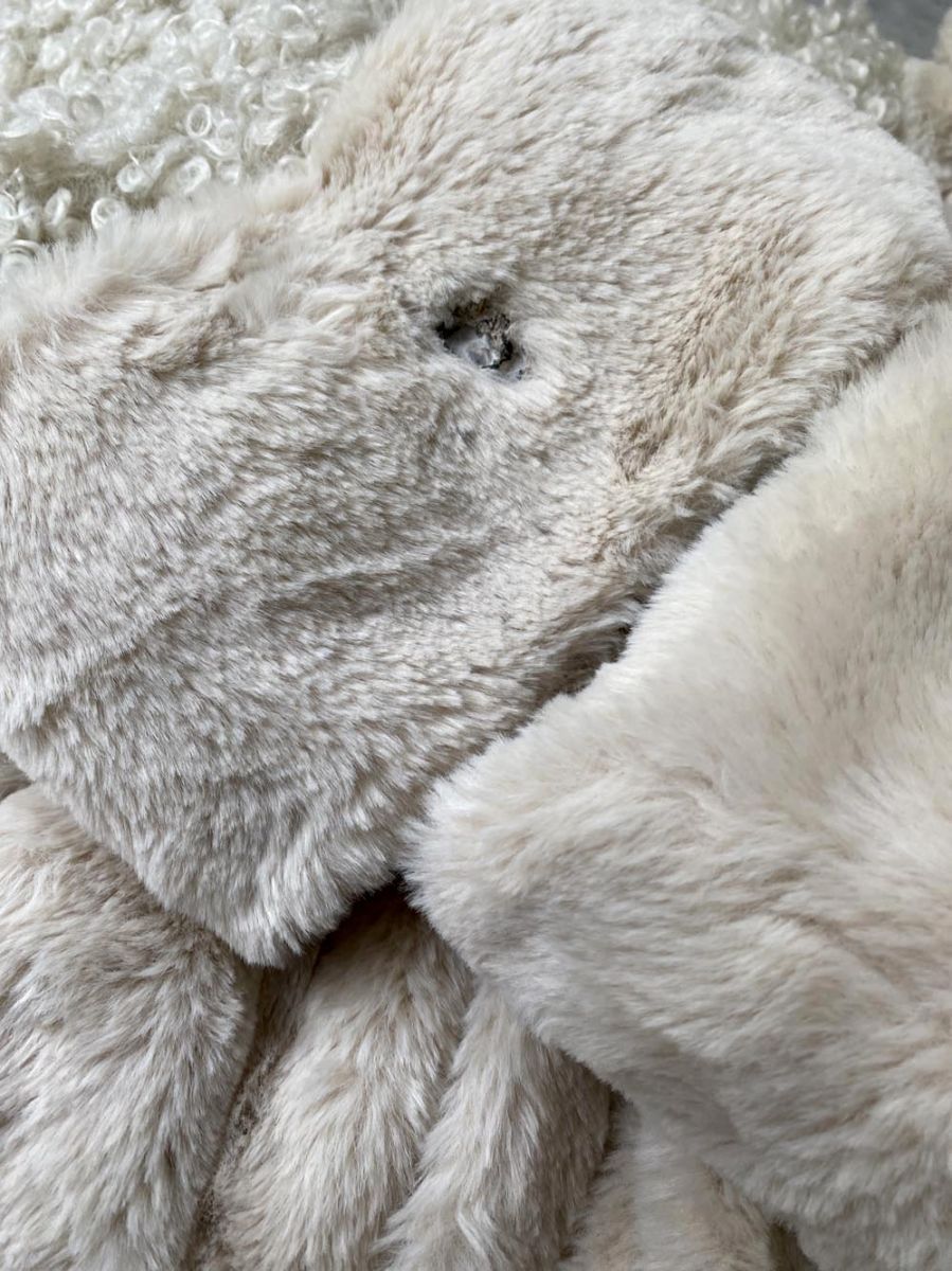 BELLE VINTAGE ベル ヴィンテージ レザーベルトボリュームボアジャケットⅡ sizeF ベージュ ◆ ◎レディース SIROKUMA-CORPORATION_COM