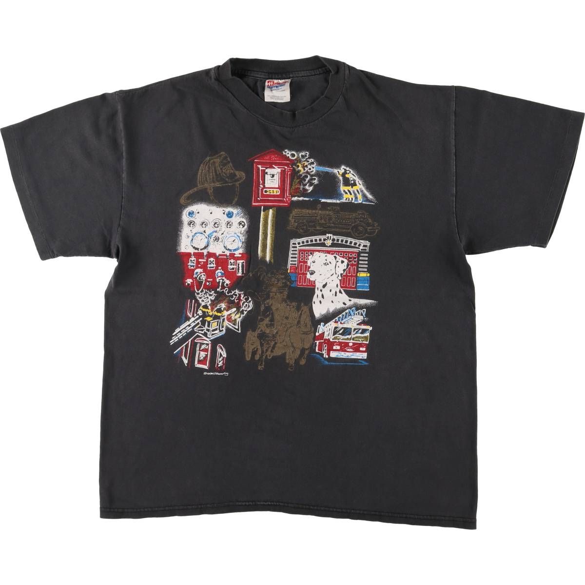 古着 90年代 ヘインズ Hanes BEEFY-T プリントTシャツ メンズL相当 ヴィンテージ|eaa549643