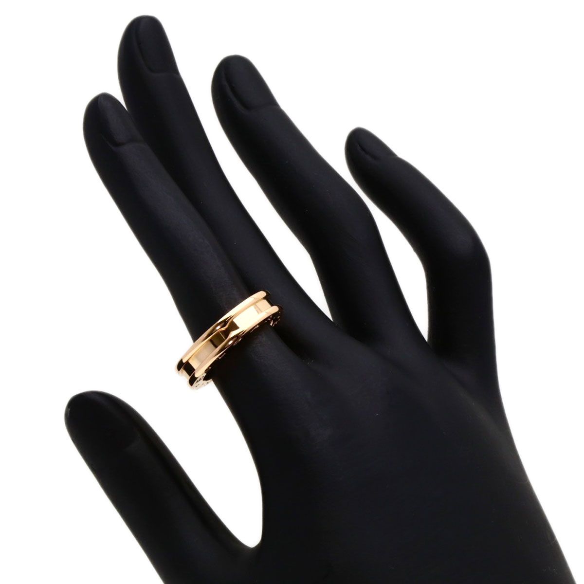 BVLGARI ブルガリ B-zero1 ビーゼロワン 1バンド 50 リング 指輪 K18PG レディース FORTGASGNV_COM_BR