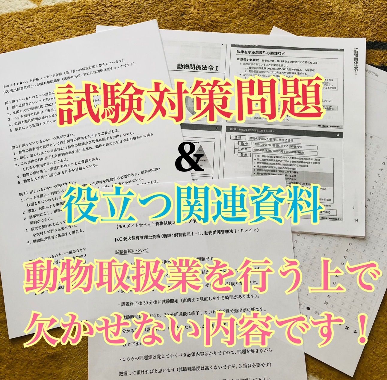 ＪＫＣ愛犬飼育管理士の試験対策資料&対策問題集セット』 - メルカリ