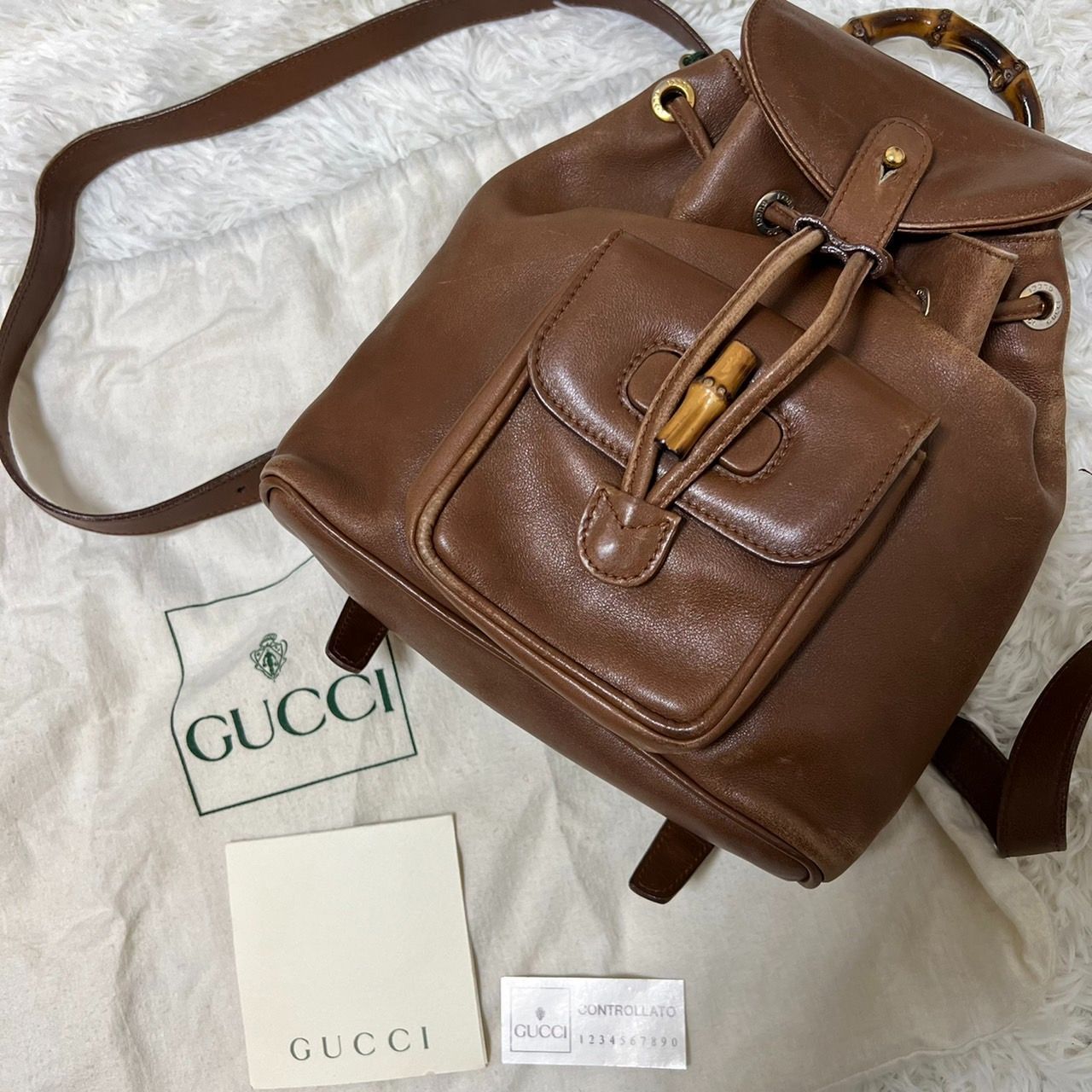 GUCCI グッチ バンブー リュック バックパック コンパクト 美品 特価