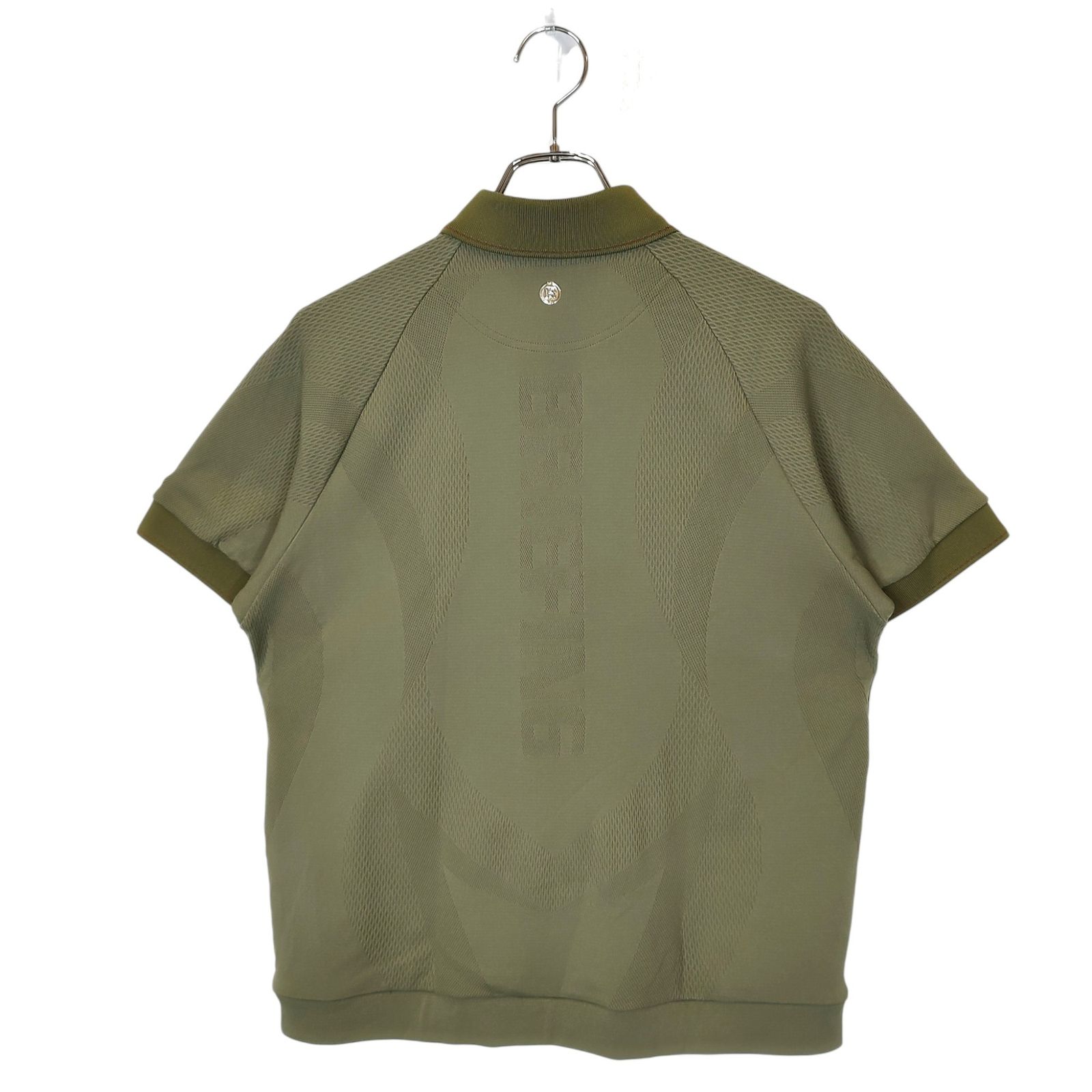 BRIEFING GOLF ブリーフィングゴルフ 24SS 半袖 ポロシャツ BRG241M45 S カーキ メンズ