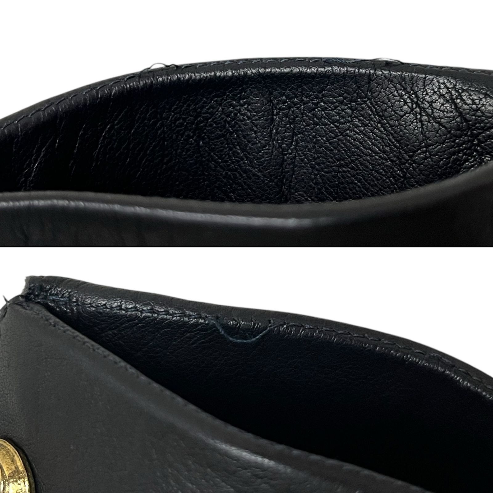 CHANEL (シャネル) レザーグローブ 手袋 ラムスキン フランス製 7 1/2