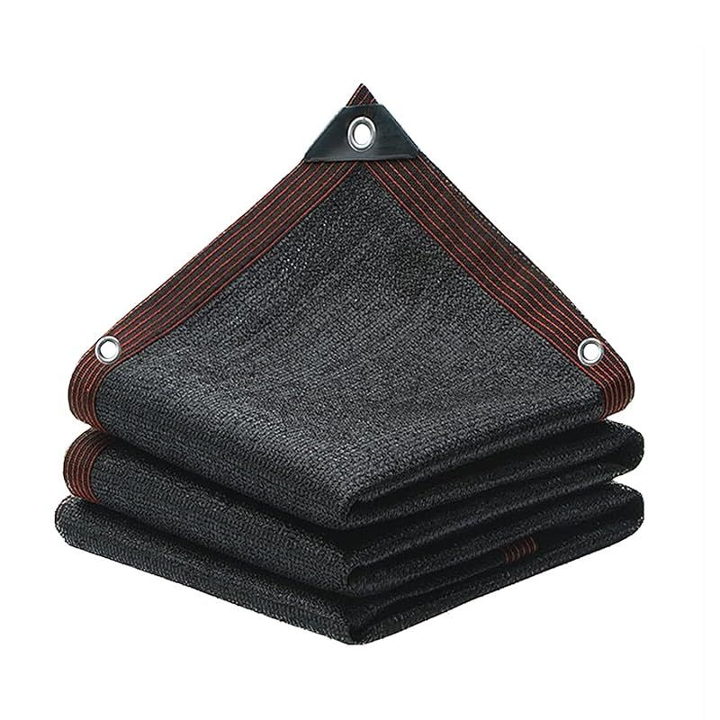 MASTORE 遮光ネット 9M*10M 日よけ シェード 抗紫外線ネット95% 防塵 高密度ポリエチレン 18ピン ベランダ カーポート ルーフ ヤード パーティー 廊下 エッジを広げる ブラック 1