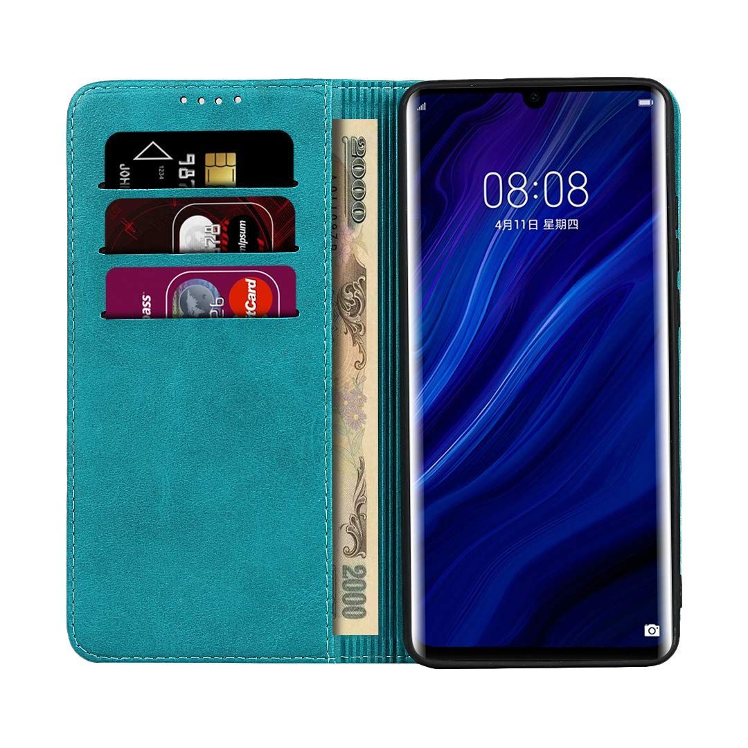 HUAWEI P30 pro ケース 手帳型 HW-02L docomo ケース 手帳型 カバー P30pro カバー ファーウェイ P30プロ 適用  case 内蔵マグネット 携帯カバー カードポケット カード入れ スタンド機能 シンプル カバー クラシック - メルカリ