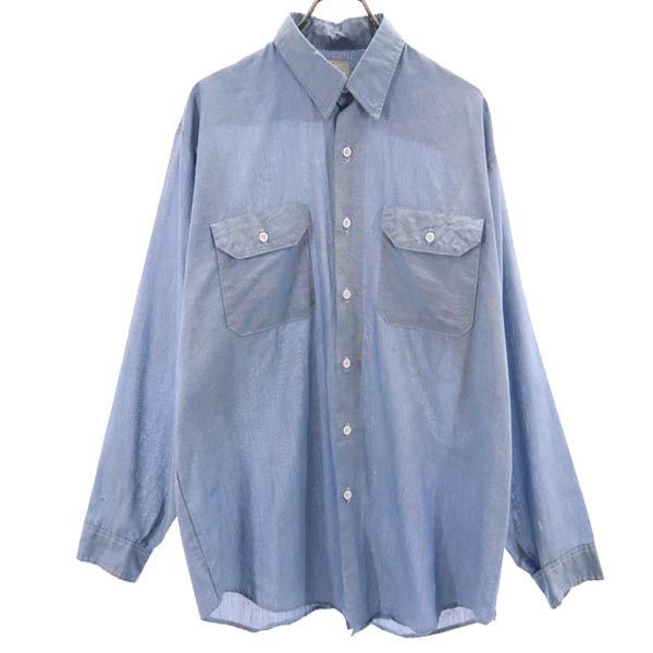 【連休中値下げ】ＲＲＬ　黒シャン　長袖シャツ 連休中値下げ】RRL黒シャン長袖シャツ