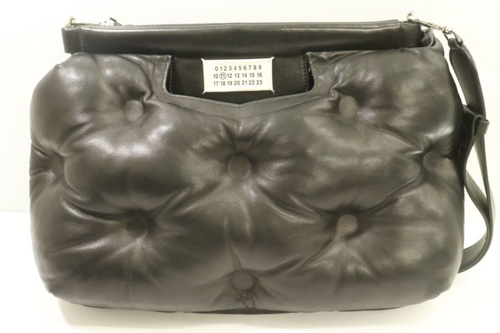 Maison Margiela メンズショルダーバッグ -- Glam Slam ミディアム Maison Margiela -- 黒 ブラック