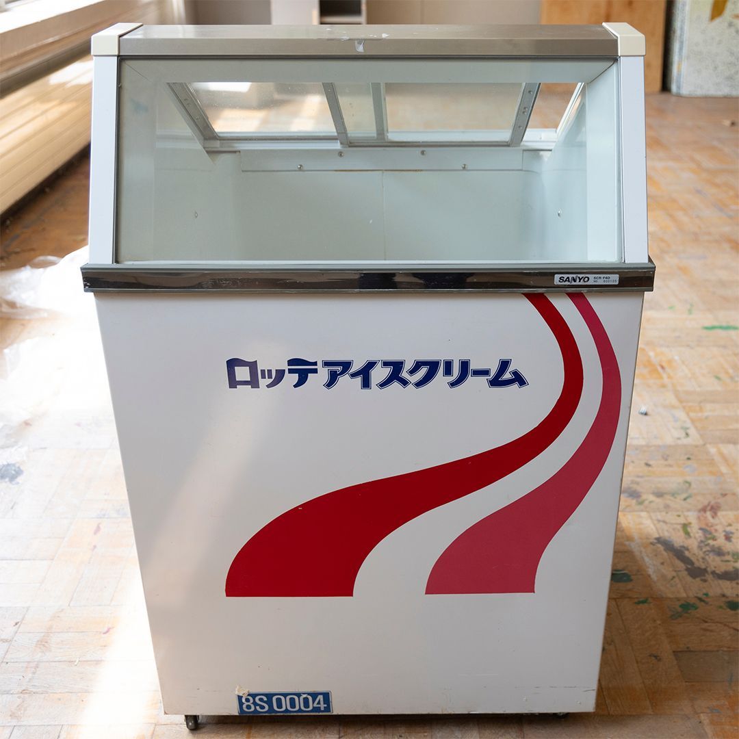 冷凍ストッカー ロッテアイスクリーム ジャンク品 サンヨー SCR-F4D