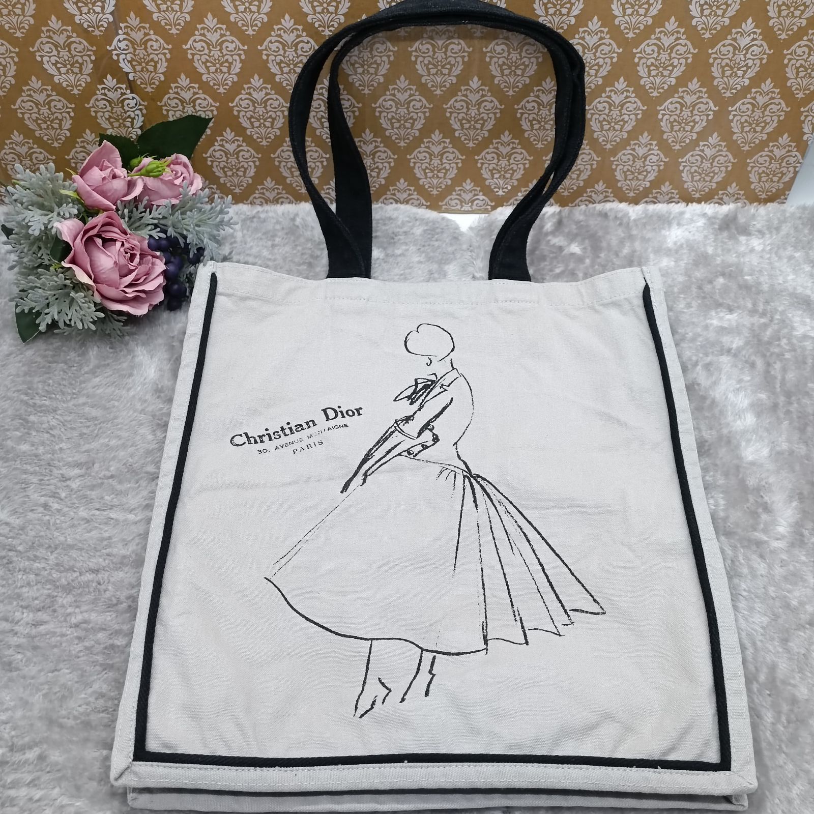 新品ディオール トートバッグ　エコバッグ　Dior展 楽天市場】【訳アリ】Christian Dior トート 即納/予約