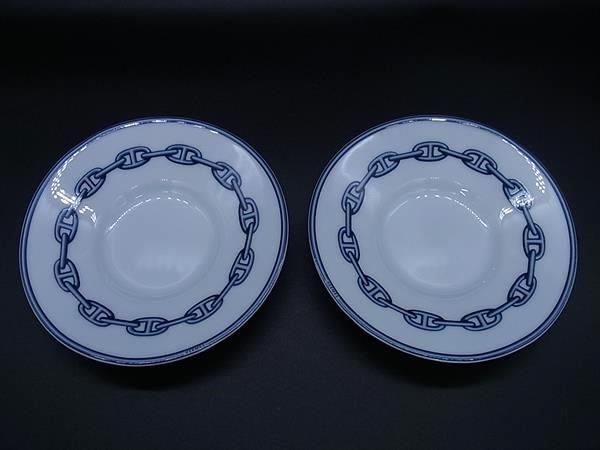 □極美品□ HERMES エルメス シェーヌダンクル カップ＆ソーサー 食器