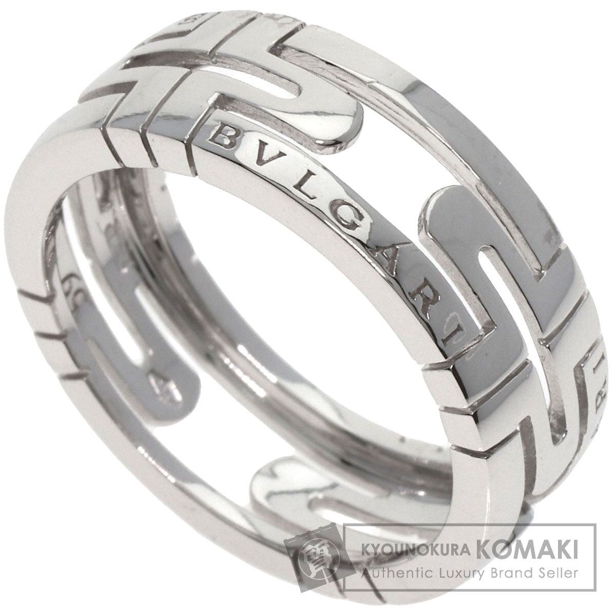 BVLGARI ブルガリ パレンテシ オープンワーク スモール #59 リング・指輪 K18WG ユニセックス