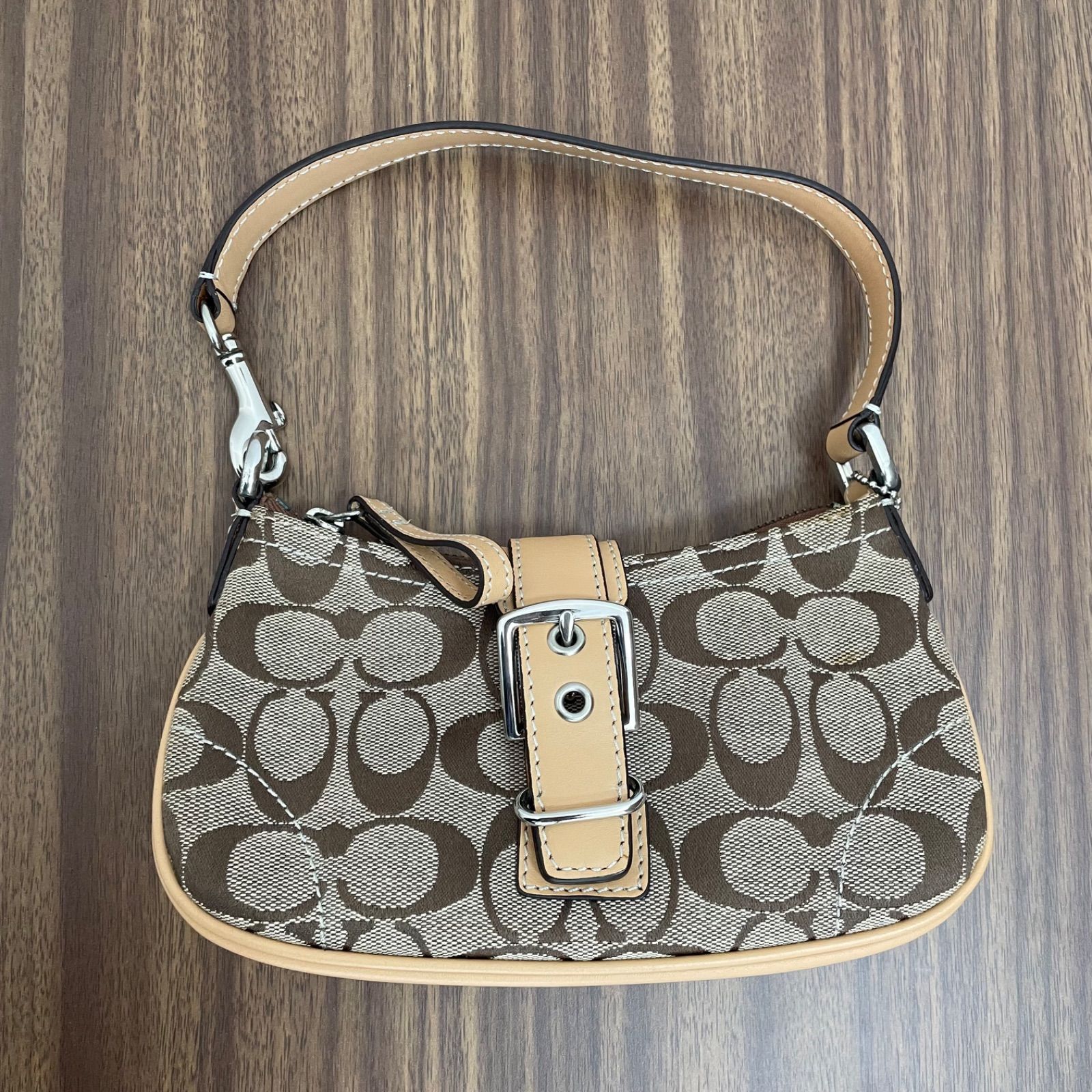 コーチ ハンドバッグ アクセサリーポーチ キャンバス マディソン 43836