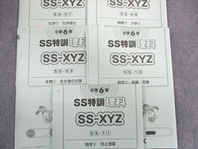 UF02-009 SAPIX 小6 サピックス SS特訓理科 【計11回分】 2020 30S2D ...