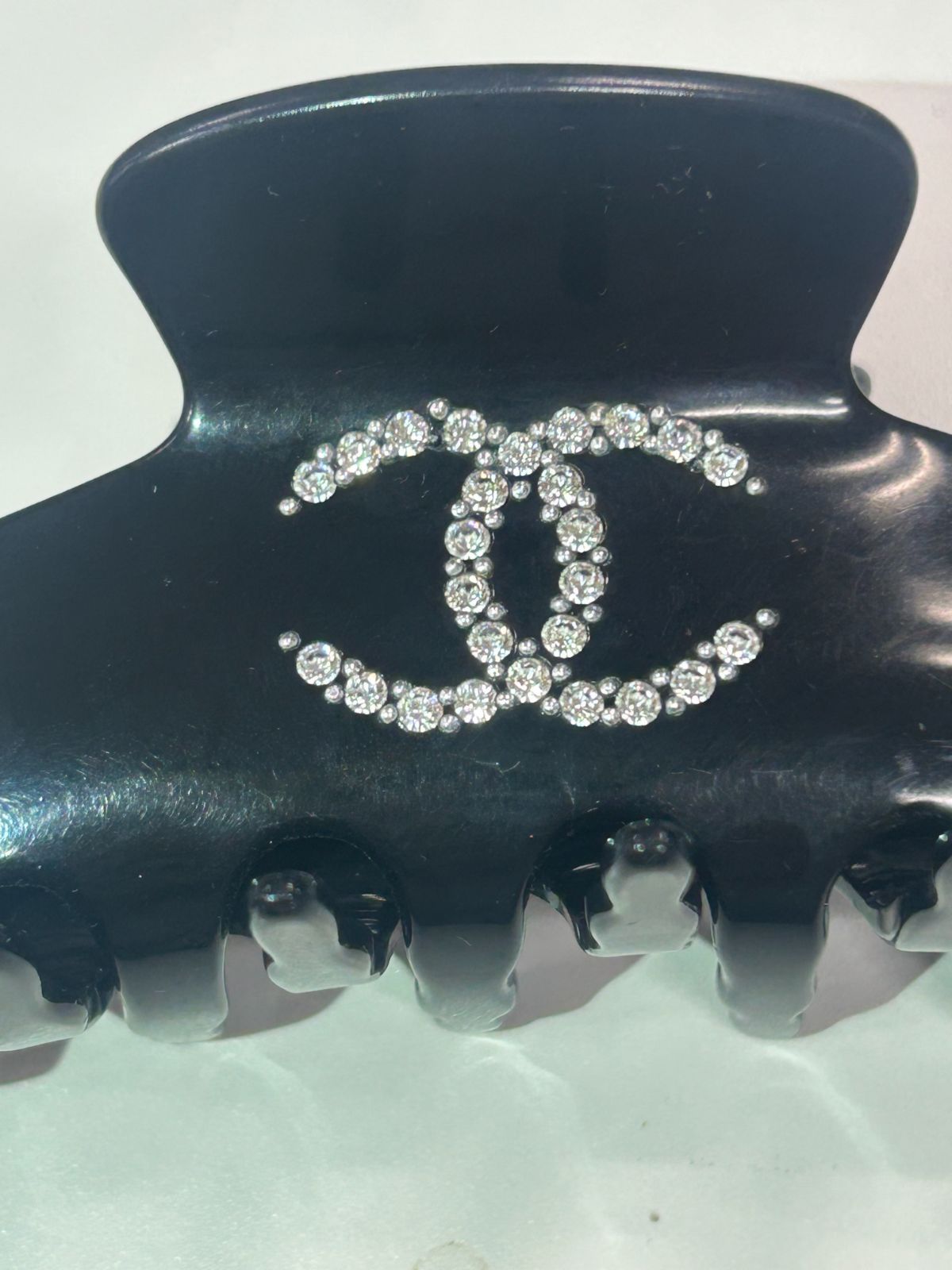 CHANEL シャネル ヘアクリップ ピンクベージュ ブラック 2点