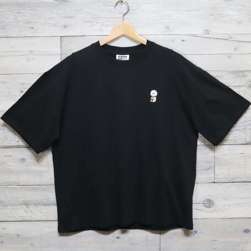 【BT21】 BT21バンド半袖Tシャツ(ブラック) BT21 - Band T-shirt (Black) – HALLYUSUPERSTORE