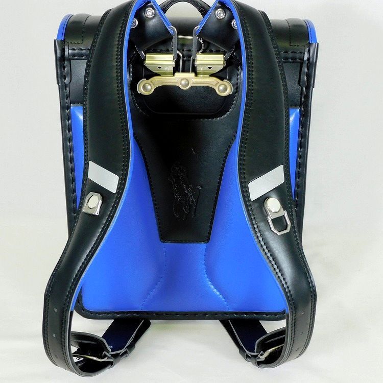 新品 ラルフローレン ランドセル 男の子用 黒xブルー 定価88,000円 A4 