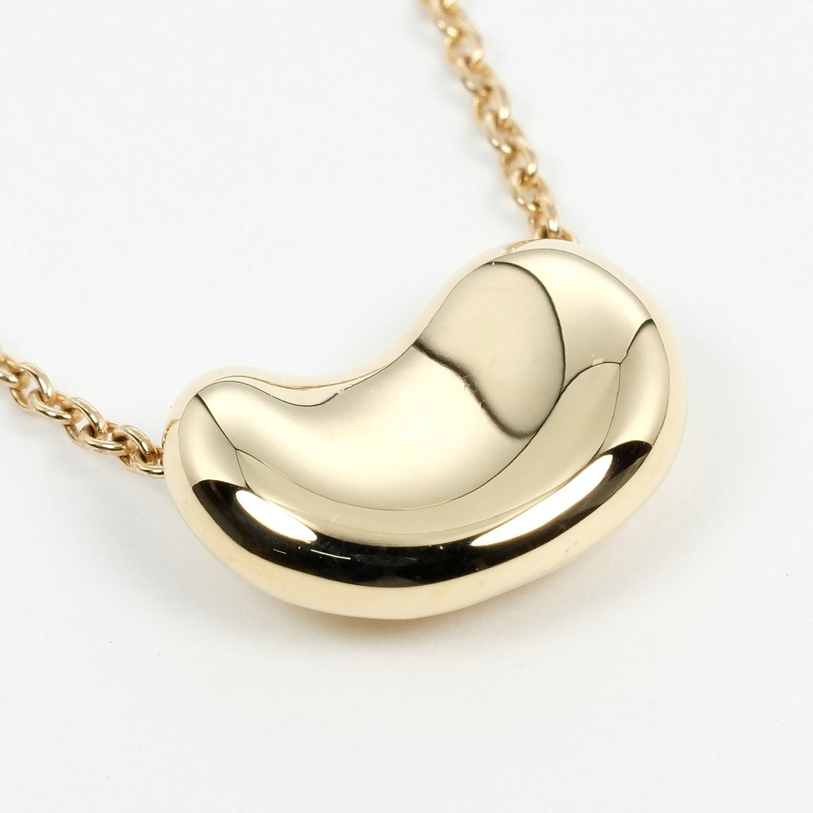 ティファニー Tiffany & Co. K18 ビーン ネックレス 2.7g 【公式通販】