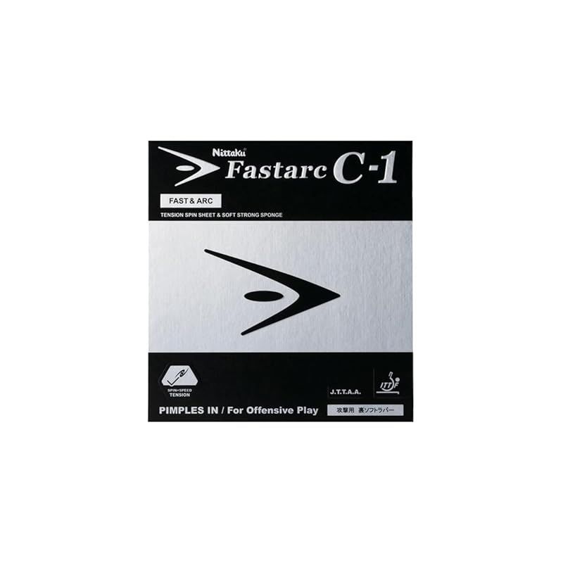 ニッタク(Nittaku)卓球ラバー ファスタークC-1 NR8706 ブラック 特厚