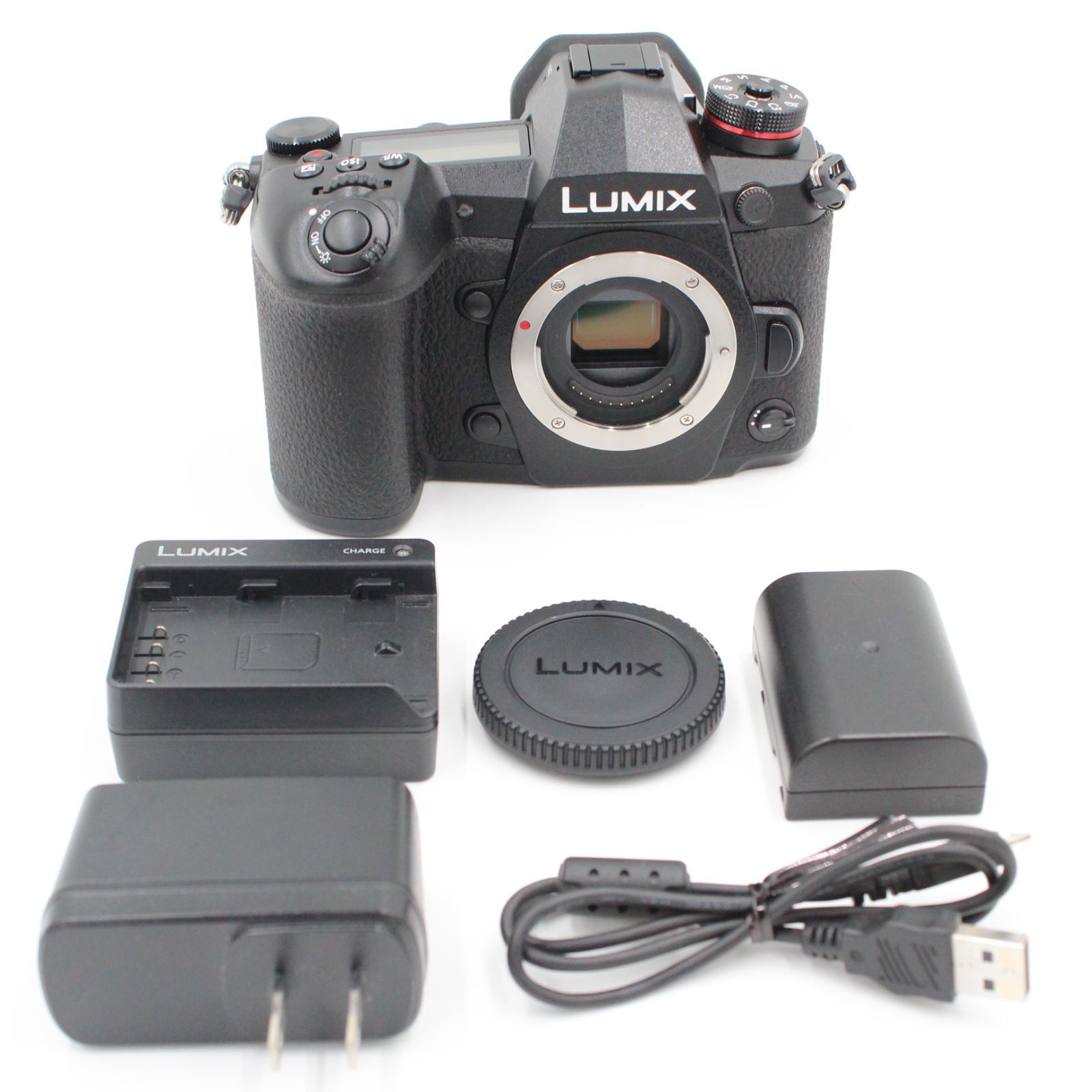 ショット数344回。★新品級★ PANASONIC パナソニック LUMIX DC-G9-K ボディ ブラック