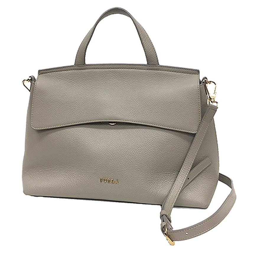 FURLA フルラ NIKI ニキ 2way トートバッグ ショルダーバッグ グレー