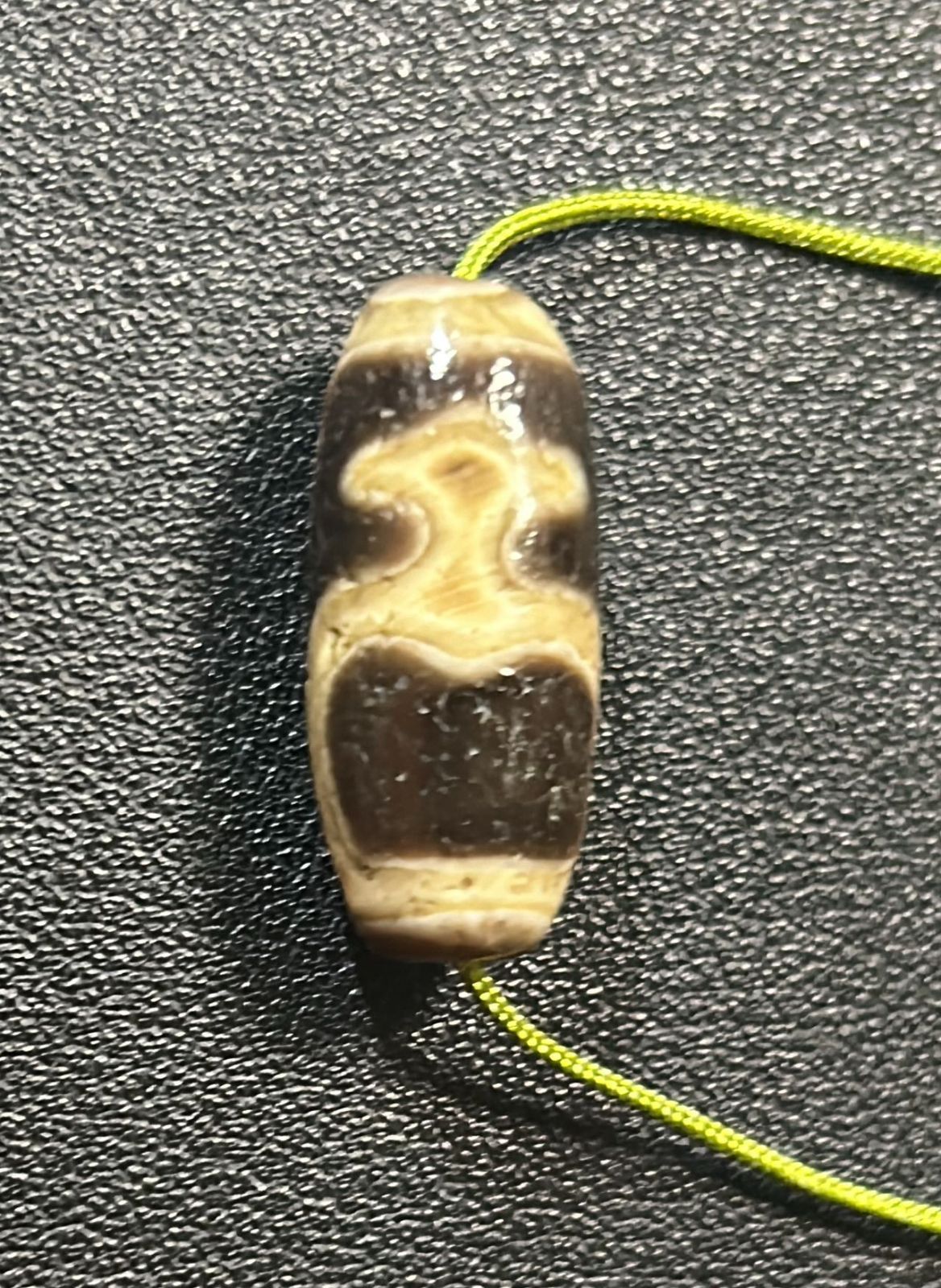 チベット 西蔵 老礦石 宝瓶天珠dzi beads 宝瓶天珠 ハンドメイド品 青稞供天珠 ネックレス ／チベット 天