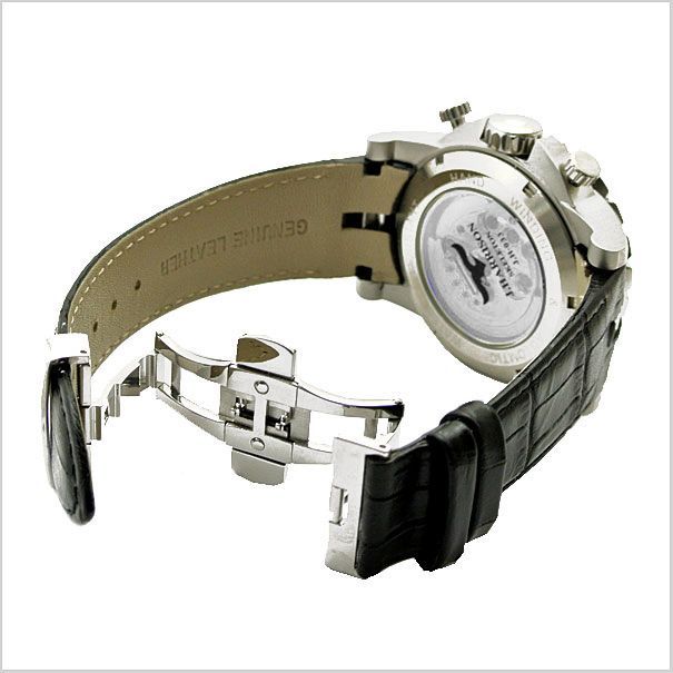 新品】ジョンハリソンJ.HARRISON多機能両面スケルトンタイプ機械