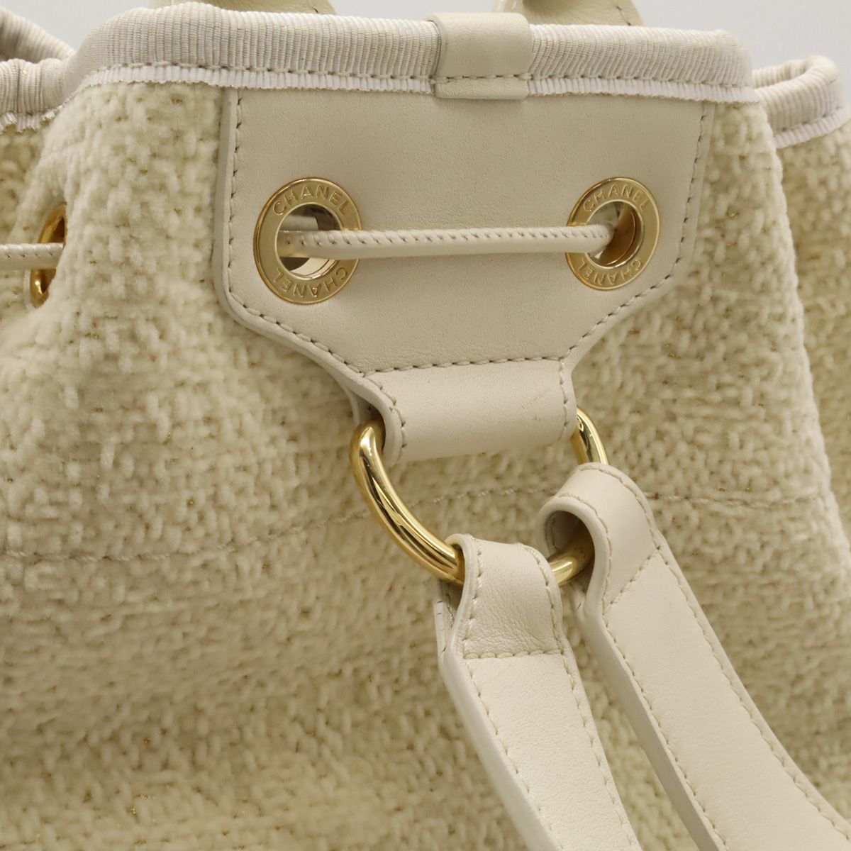 シャネル ドーヴィルライン ベロア 2way バックパック A93787 CHANEL シャネル リュック ドーヴィルライン バックパック ココ