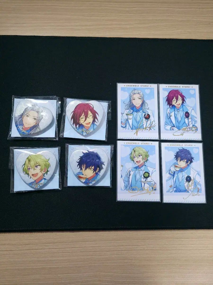 あんさんぶるスターズ！！(あんスタ) Eden 乱 凪砂 巴 日和 七種 茨 漣 ジュン 3 周年 ペクチョンパシャ + ハートプレッジ缶バッジ