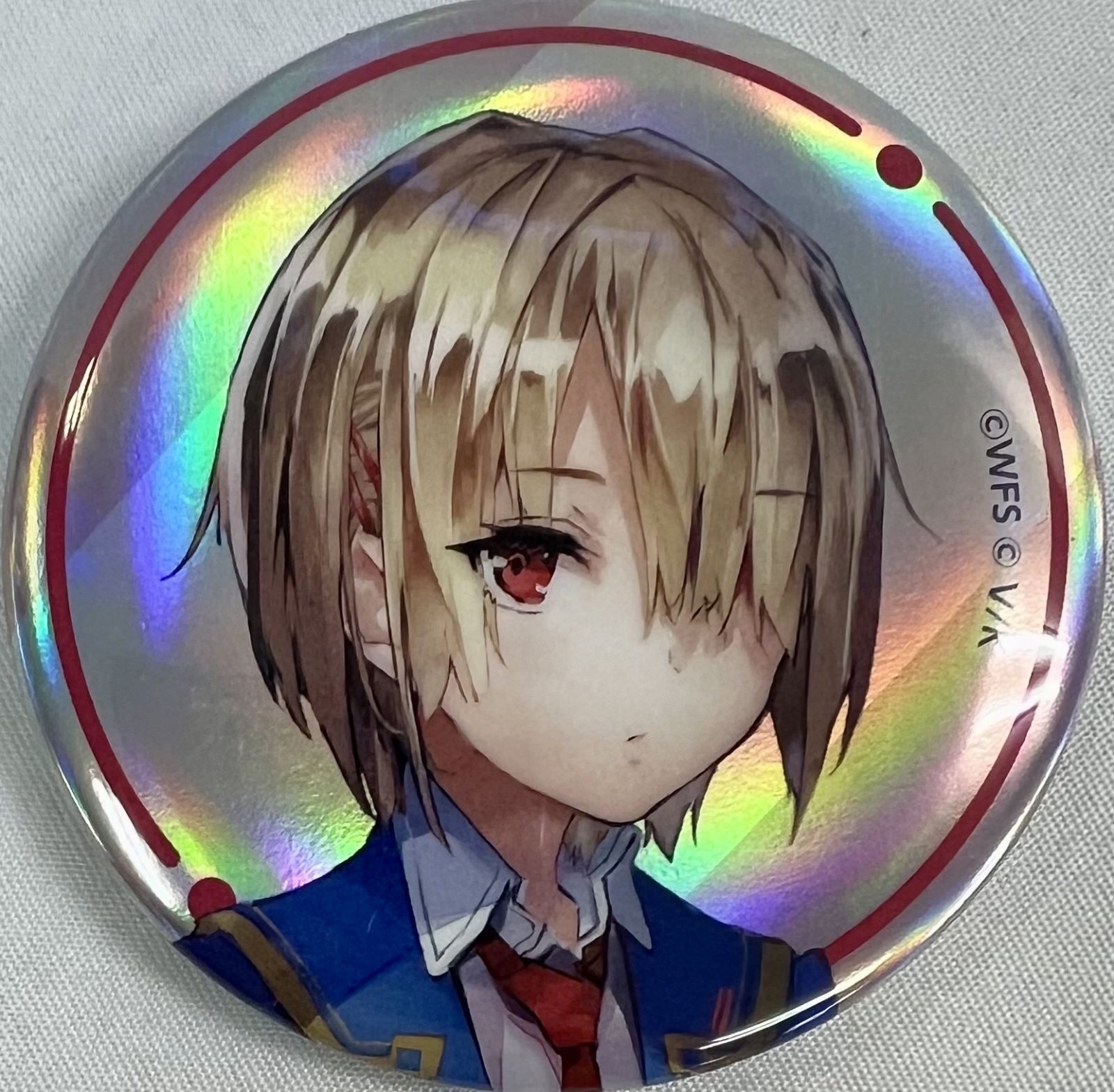 ヘブンバーンズレッド 茅森月歌 缶バッジ ヘブバン グッズ-バッチ】ヘブンバーンズレッド スクエア缶バッジ／茅森月