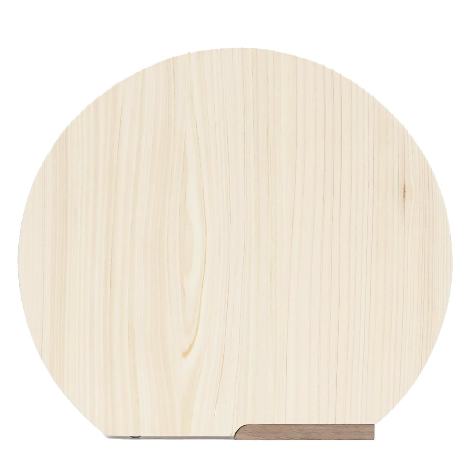 商品 藤栄 FUJIEI HIDANOKI 立つまるいまな板 S 25×23×2cm | スタンド付き 立つ 自立式 ひのき 檜 D型 丸型 まな板 カッティングボード 木製 省スペース 飛騨 HN-001