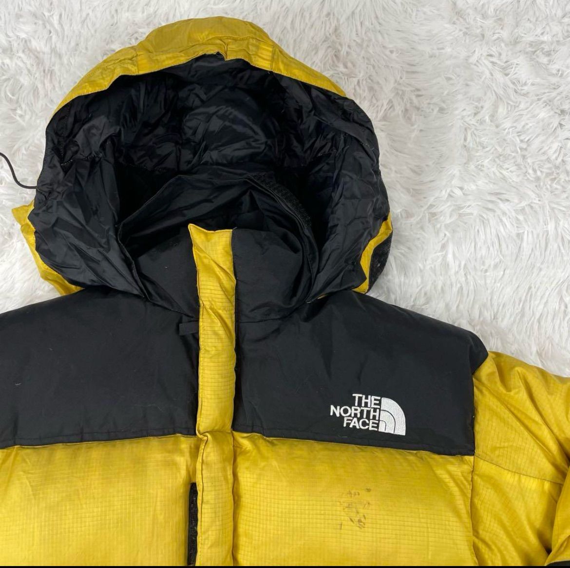 90s NORTH FACE ダウン ヌプシサミット GORE DRYLOFTフード収納可能 