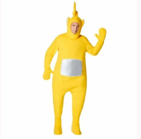 テレタビーズ　黄色イエロー　大人用　コスチューム　ハロウィン　コスプレ 当日発送可能 コスプレ テレタビーズ Teletubbies 成人 仮装