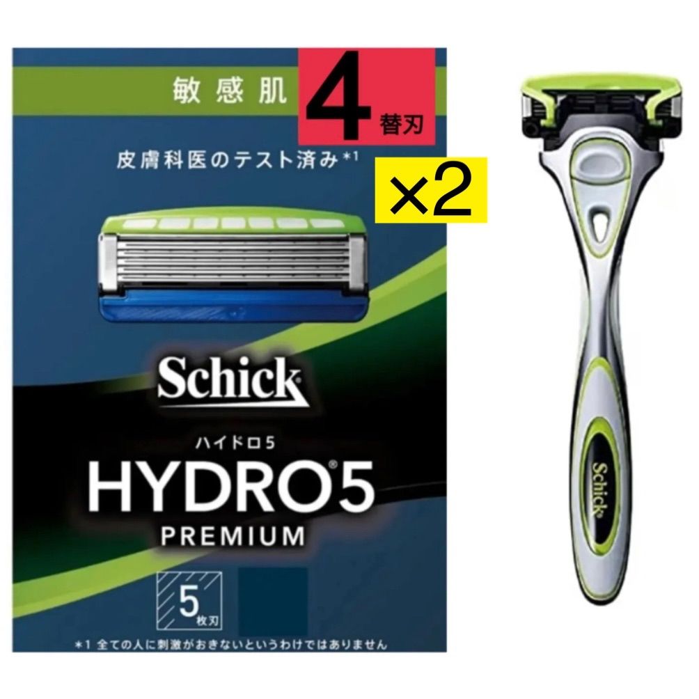 正規品 シック ハイドロ5 プレミアム 替刃 本体1セット 敏感肌用 髭 ...