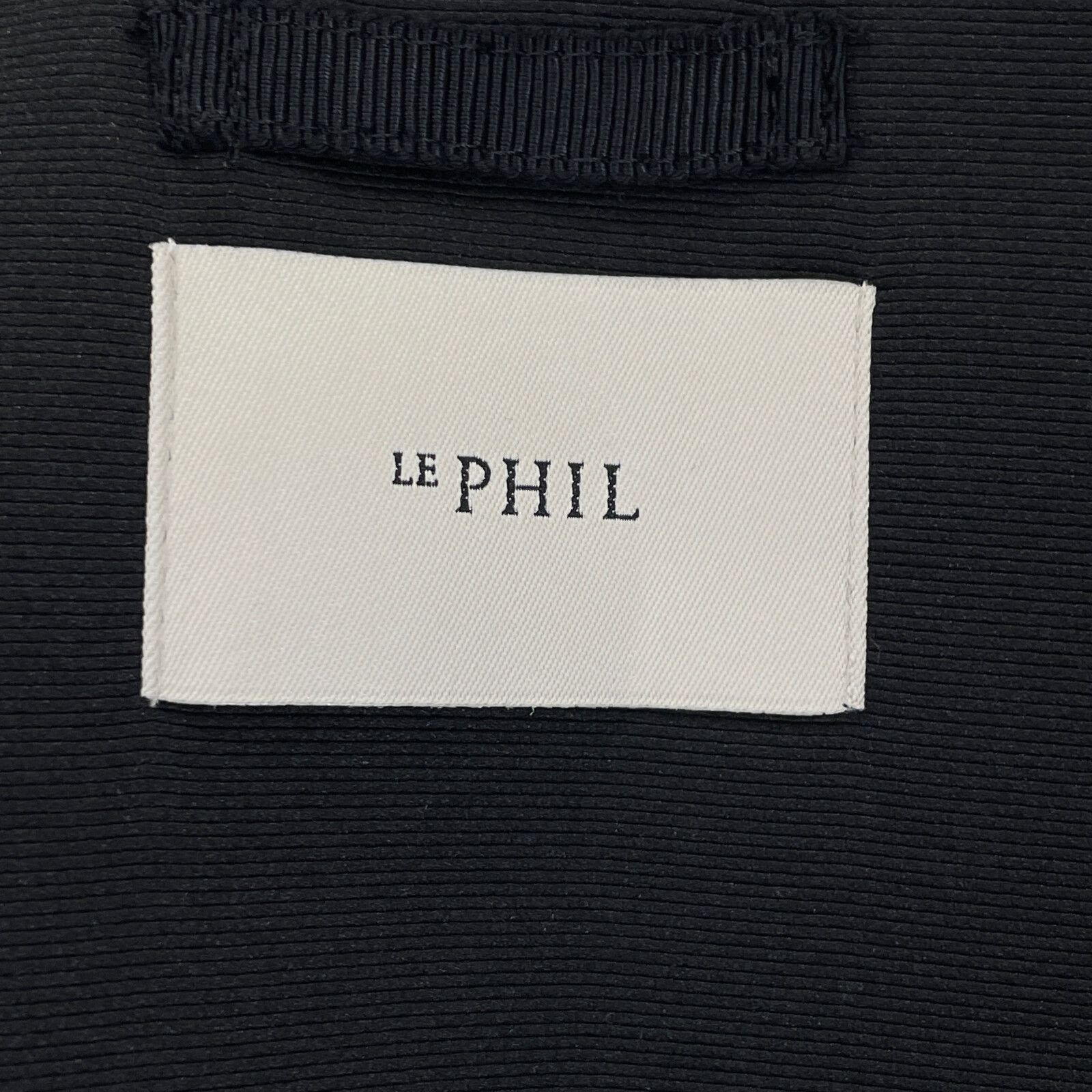 LE PHIL ル フィル 534-4250905 24AW ﾌﾞﾗｯｸ ﾊﾞｽｹｯﾄﾂｲｰﾄﾞ ｳｰﾙｼﾞﾚ