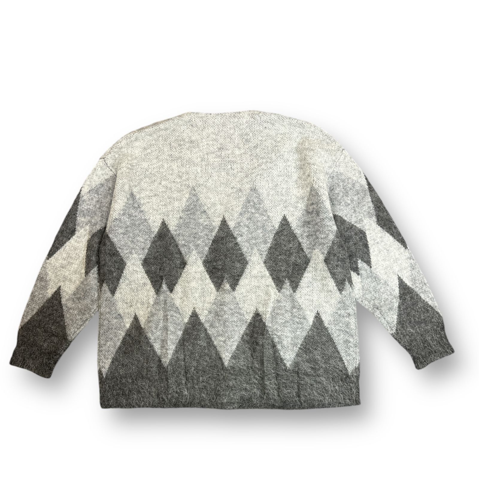 定価44,000円 DAIRIKU 22AW Argyle Mohair Knit Cardigan アーガイル モヘヤ ニット カーディガン  ダイリク 22AW K-2 グレー系 L 69876A3 - メルカリ