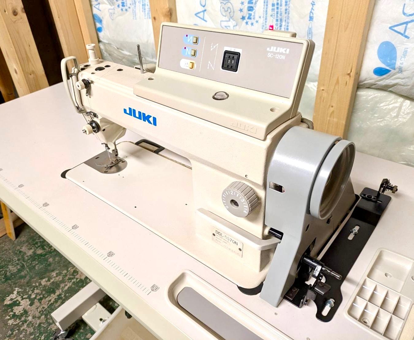 JUKI DDL-5570N SC-120N 100V電源 - 旅する工業用ミシン屋道中記