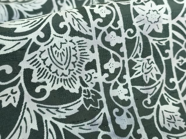 平和屋本店□極上 石川県指定無形文化財 牛首紬 白山工房 手織り 全通