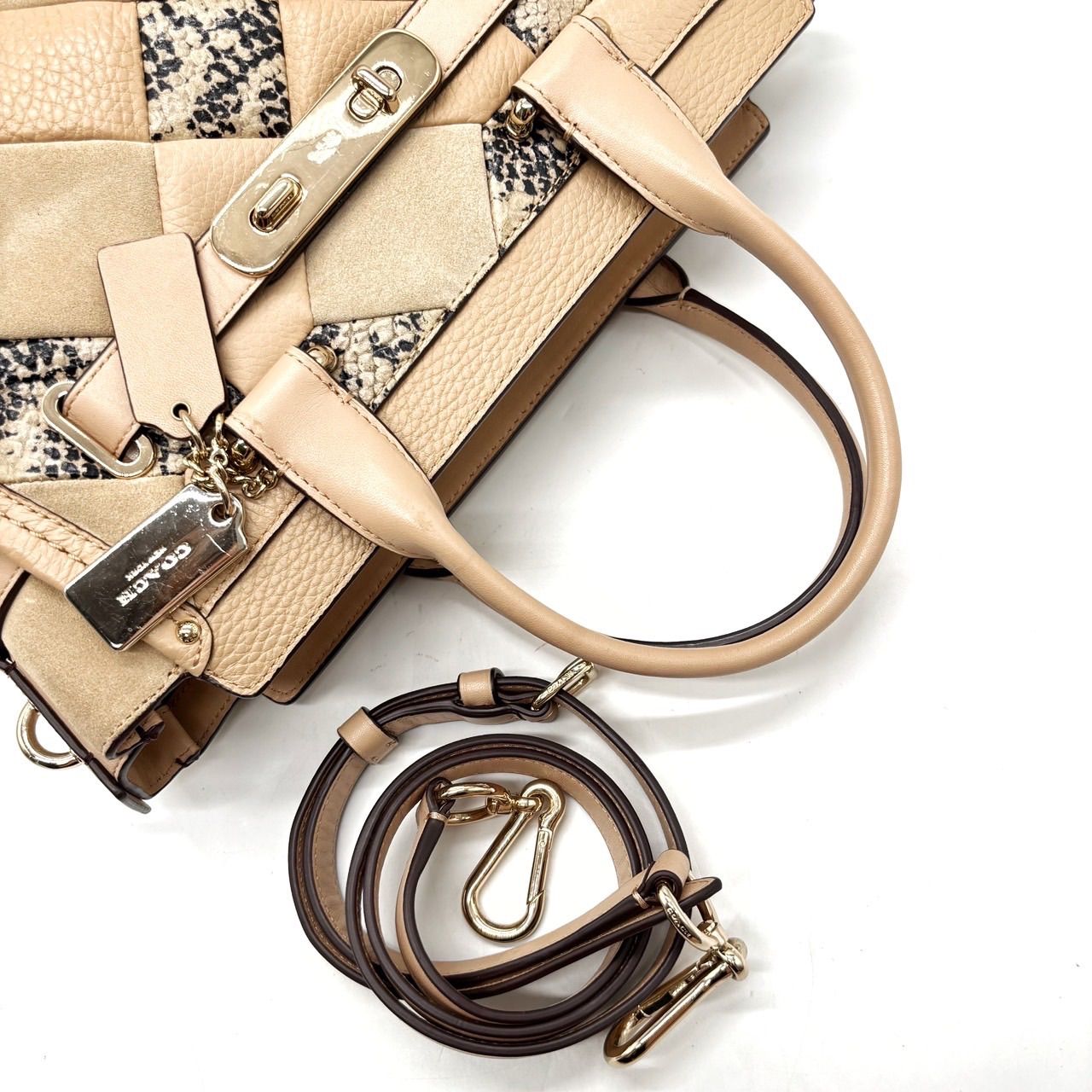 COACHハンドバック 楽天市場】コーチ COACH ハンドバッグ レザー 4187 手提げかばん