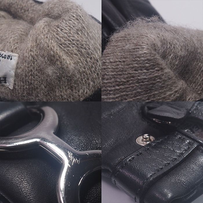 エルメス HERMES 手袋 ケリーグローブ ラムスキン ミンク