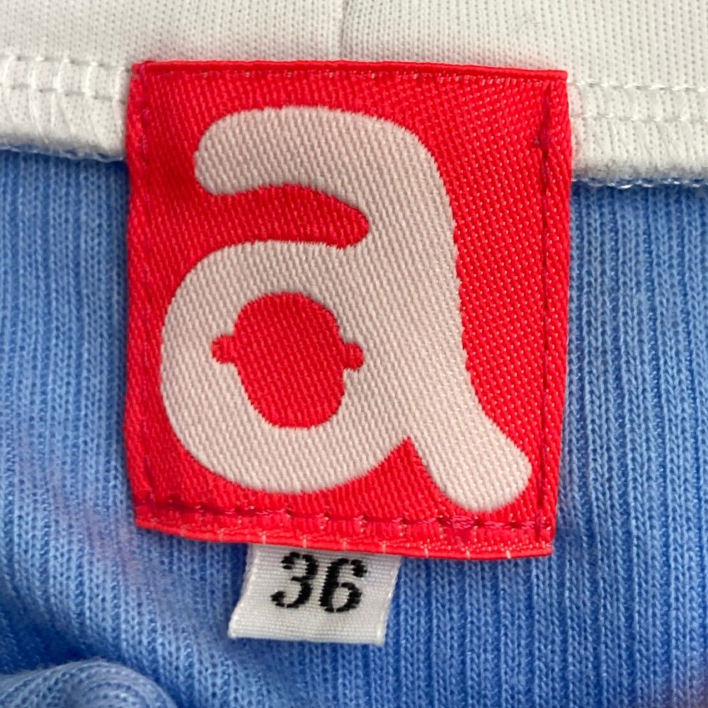 サイズ：36 ARCHIVIO アルチビオ 長袖ハイネックTシャツ ブルー