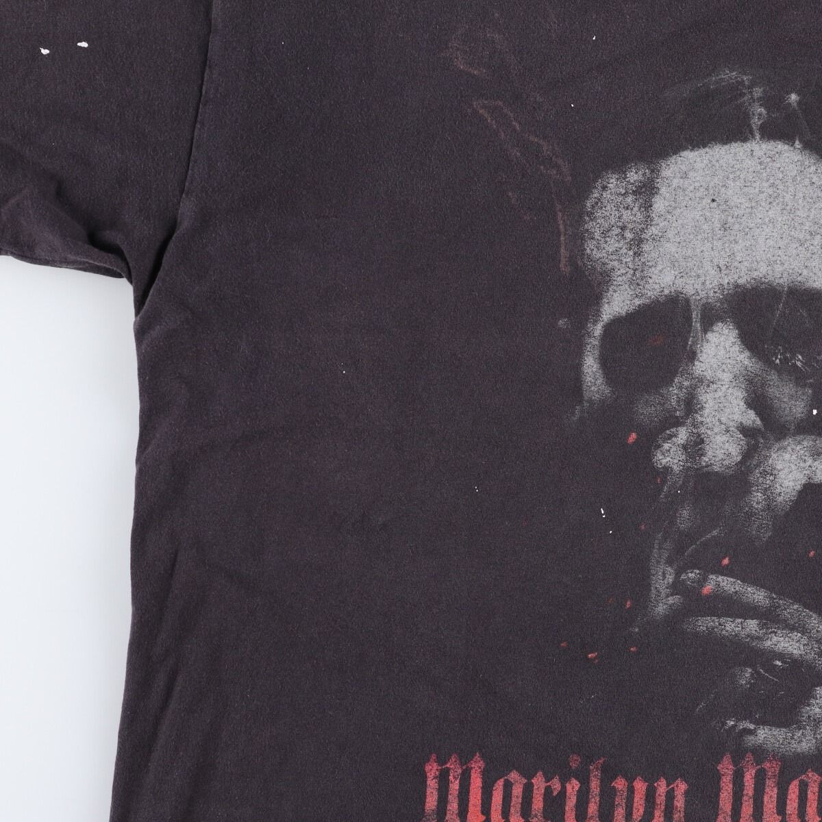 古着 MARILYN MANSON マリリンマンソン バンドTシャツ バンT メンズXXL